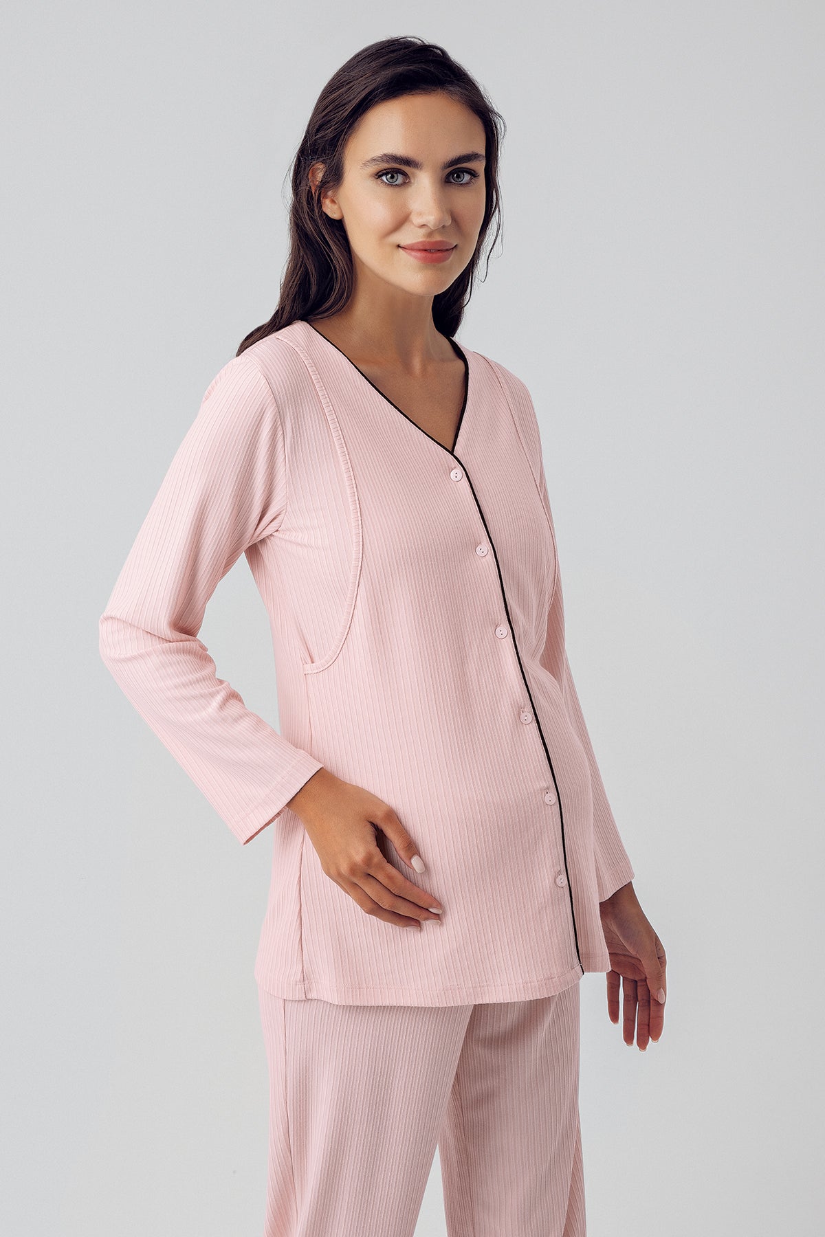 V-Yaka Biyeli Lohusa Pijama Takımı - 15207