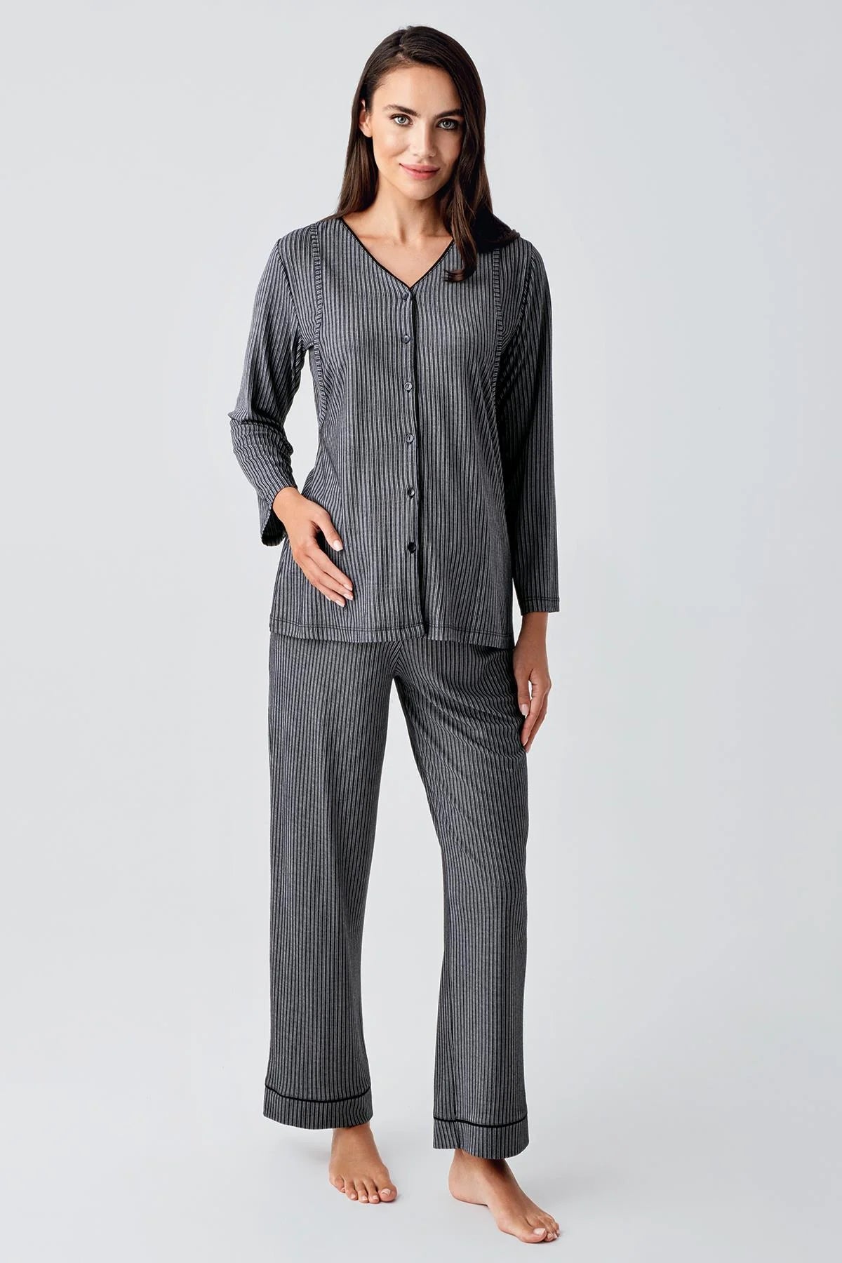 V-Yaka Biyeli Lohusa Pijama Takımı - 15207
