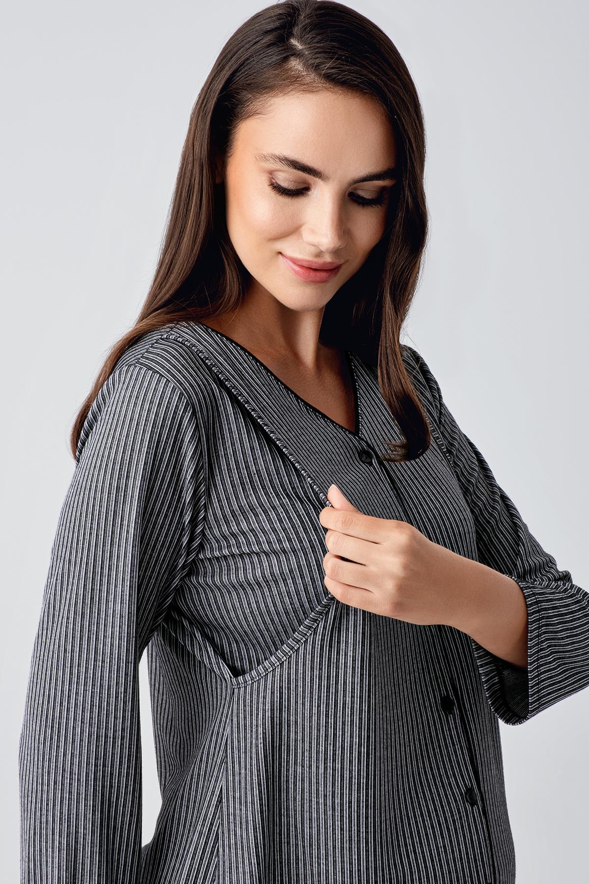 V-Yaka Biyeli Lohusa Pijama Takımı - 15207