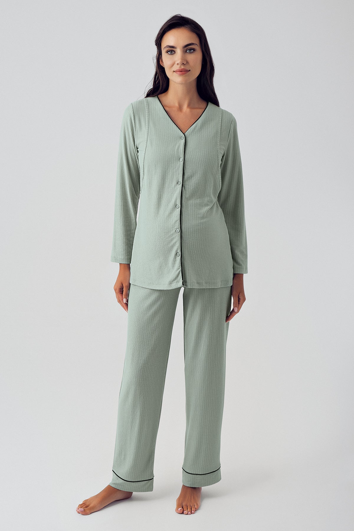 V-Yaka Biyeli Lohusa Pijama Takımı - 15207