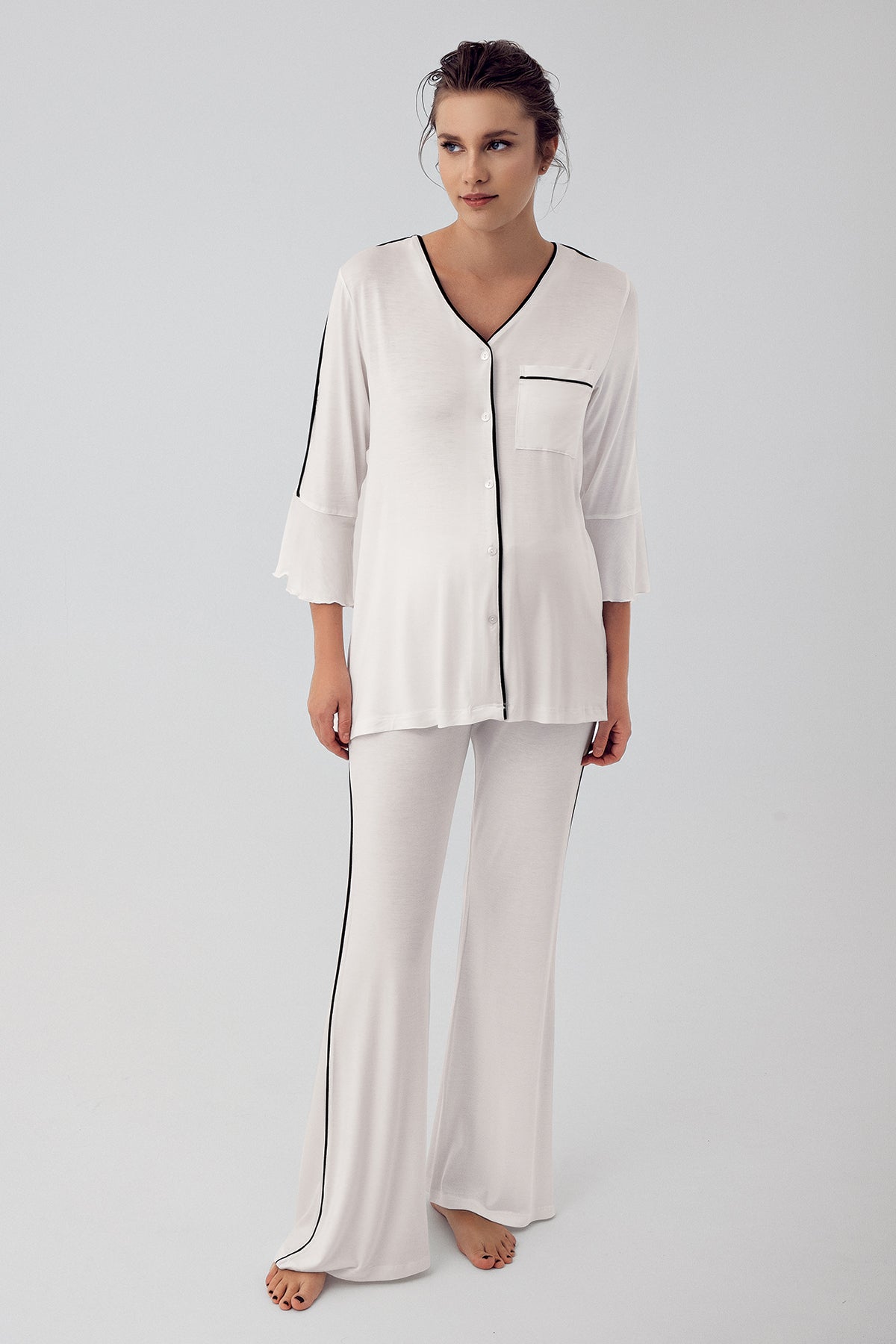 Biyeli Lohusa Pijama Takımı - 16207
