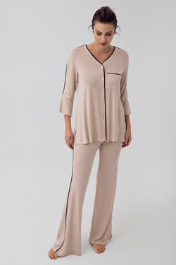 Image of Biyeli Lohusa Pijama Takımı - 16207